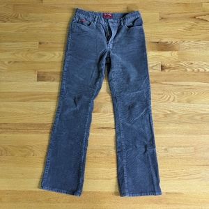 chaps corduroy dark grey pants